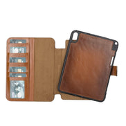 Eto iPad-Serie Echtleder-Brieftaschenhülle