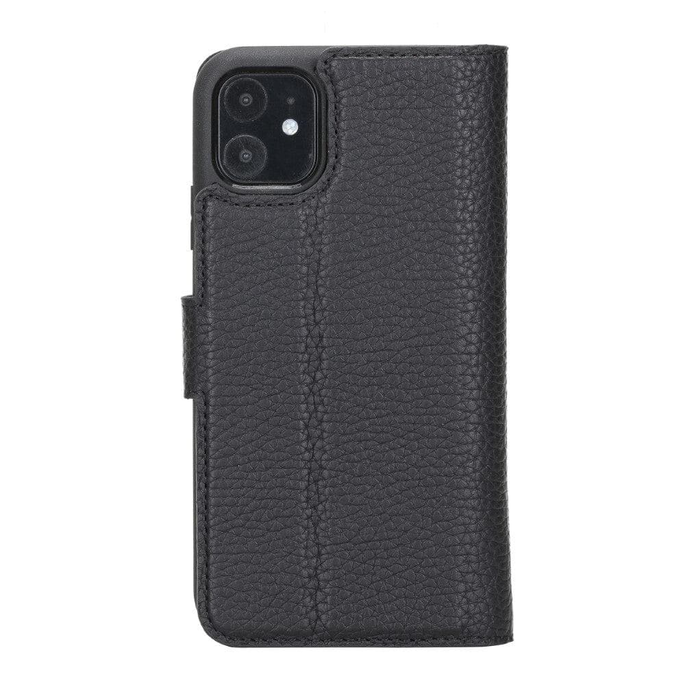 Magic iPhone 11 Serie Abnehmbare Echtleder-Wallet-Hülle - MW