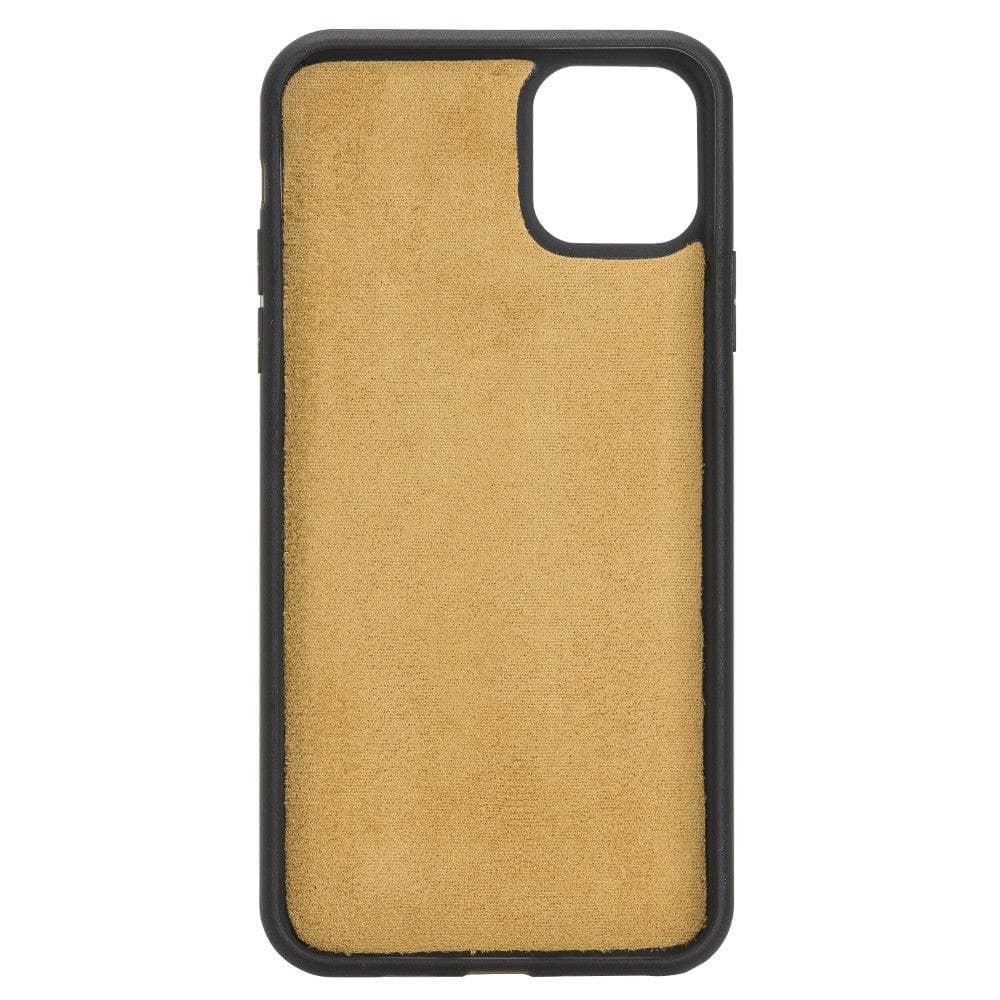 Magic iPhone 11 Serie Abnehmbare Echtleder-Wallet-Hülle - MW