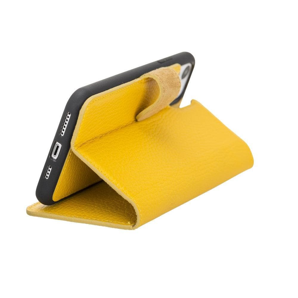 Magic iPhone 11 Serie Abnehmbare Echtleder-Wallet-Hülle - MW