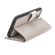 Magic iPhone 11 Serie Abnehmbare Echtleder-Wallet-Hülle - MW