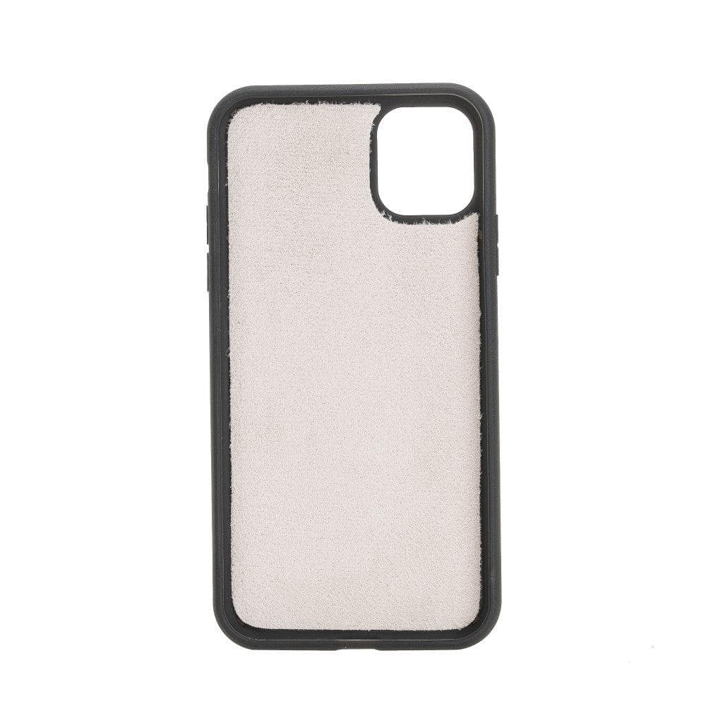 Magic iPhone 11 Serie Abnehmbare Echtleder-Wallet-Hülle - MW