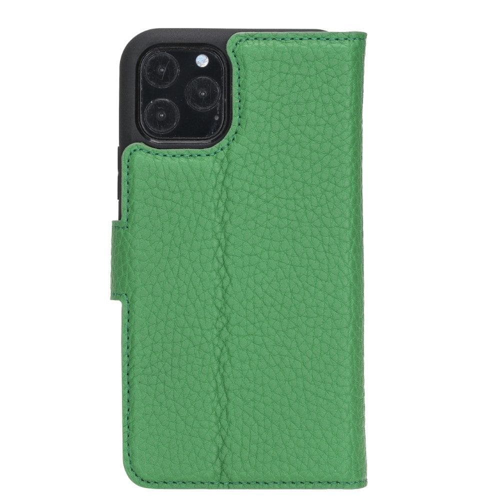 Magic iPhone 11 Serie Abnehmbare Echtleder-Wallet-Hülle - MW
