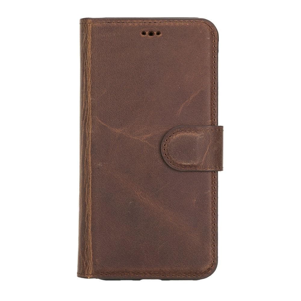 Magic iPhone 11 Serie Abnehmbare Echtleder-Wallet-Hülle - MW