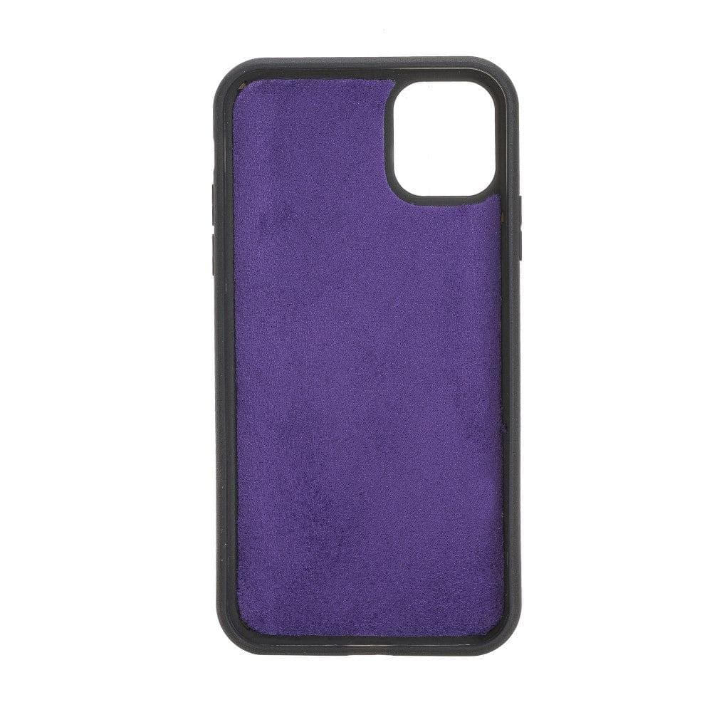 Magic iPhone 11 Serie Abnehmbare Echtleder-Wallet-Hülle - MW