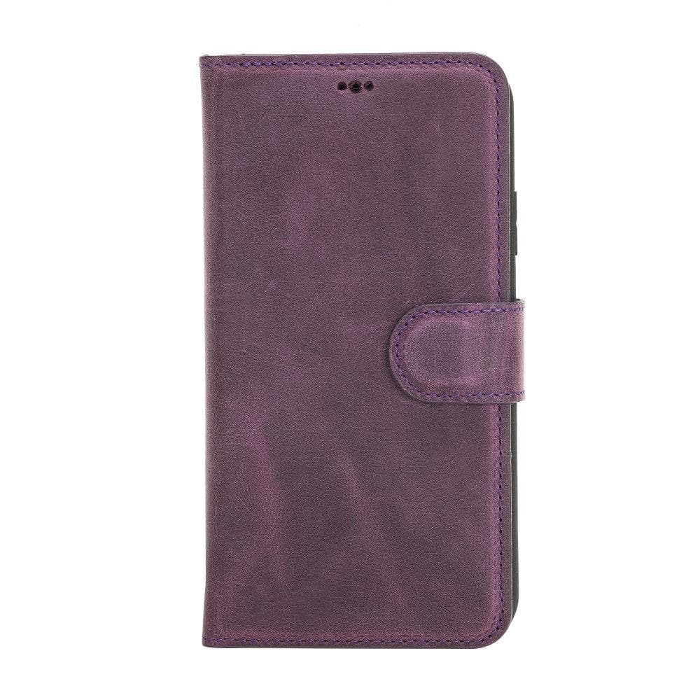 Magic iPhone 11 Serie Abnehmbare Echtleder-Wallet-Hülle - MW