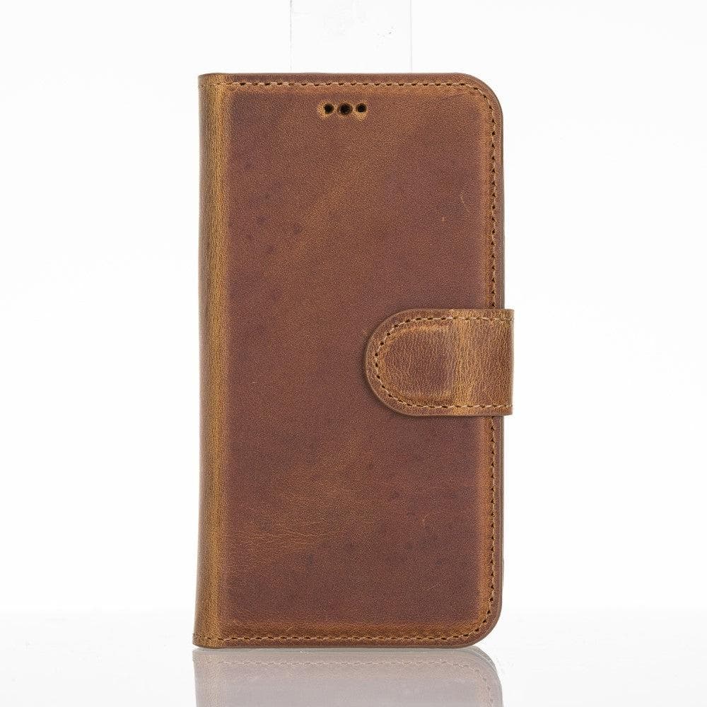 Magic iPhone 11 Serie Abnehmbare Echtleder-Wallet-Hülle - MW