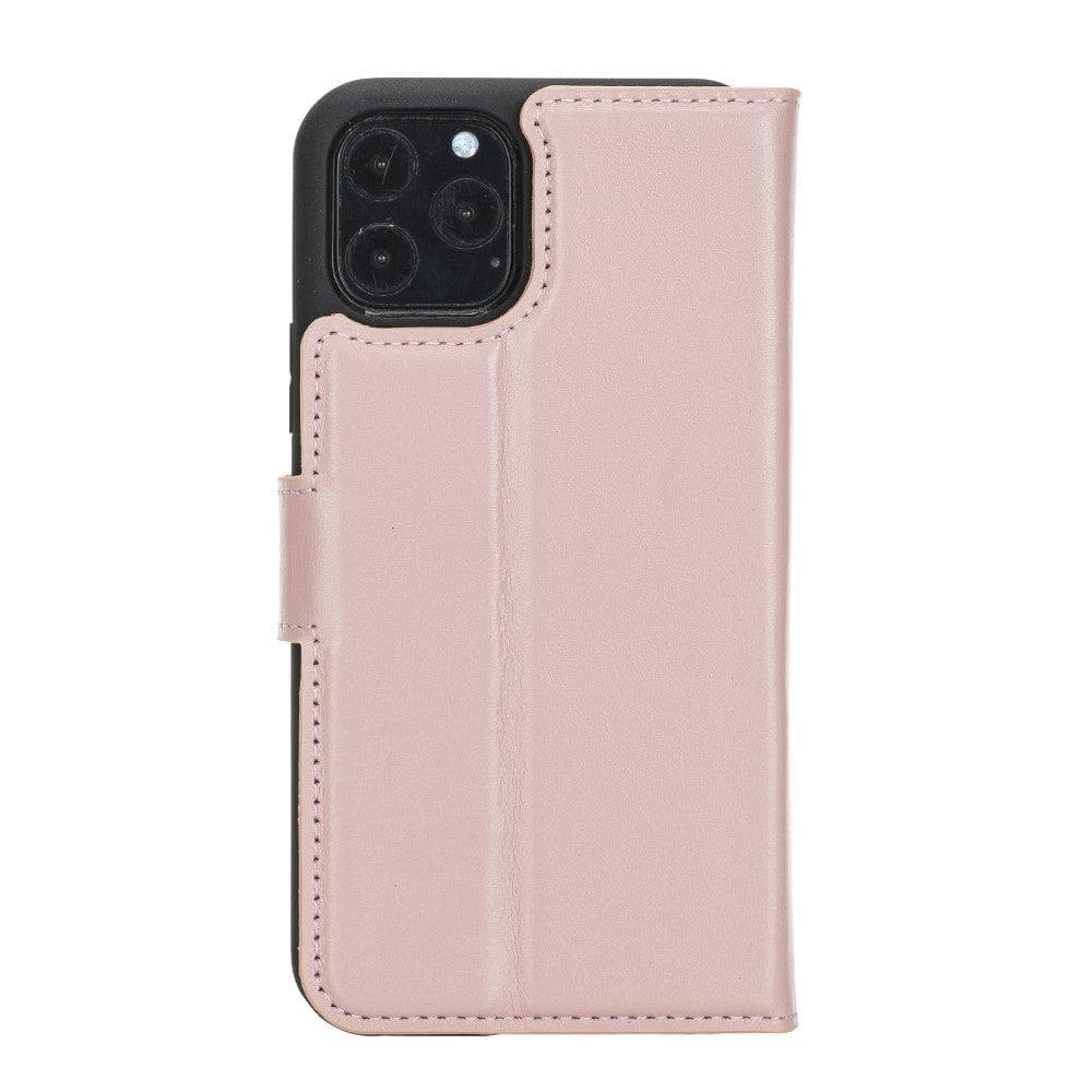 Magic iPhone 11 Serie Abnehmbare Echtleder-Wallet-Hülle - MW