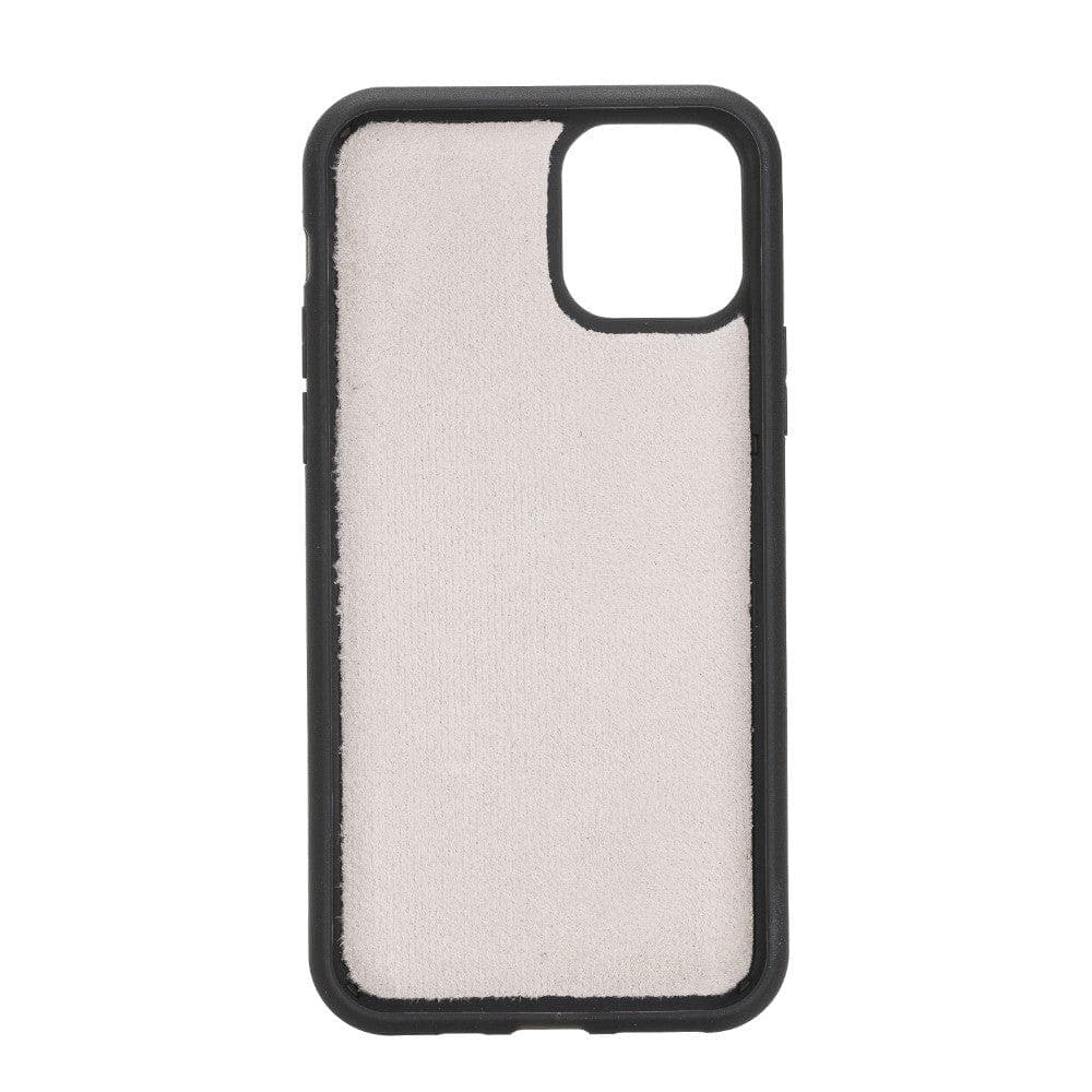 Magic iPhone 11 Serie Abnehmbare Echtleder-Wallet-Hülle - MW
