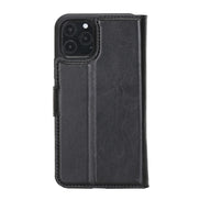 Magic iPhone 11 Serie Abnehmbare Echtleder-Wallet-Hülle - MW