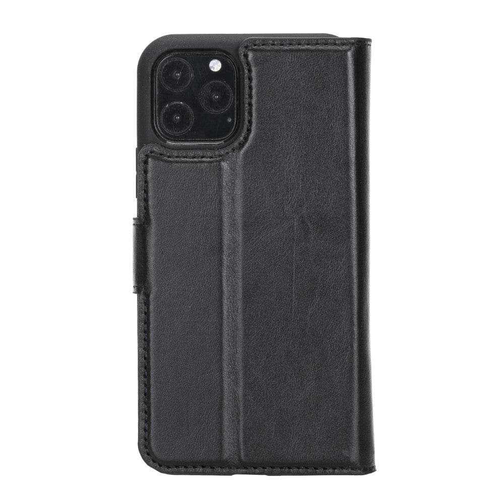 Magic iPhone 11 Serie Abnehmbare Echtleder-Wallet-Hülle - MW