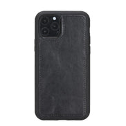Magic iPhone 11 Serie Abnehmbare Echtleder-Wallet-Hülle - MW