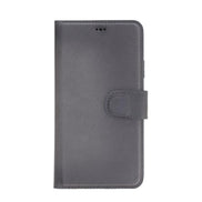 Magic iPhone 11 Serie Abnehmbare Echtleder-Wallet-Hülle - MW