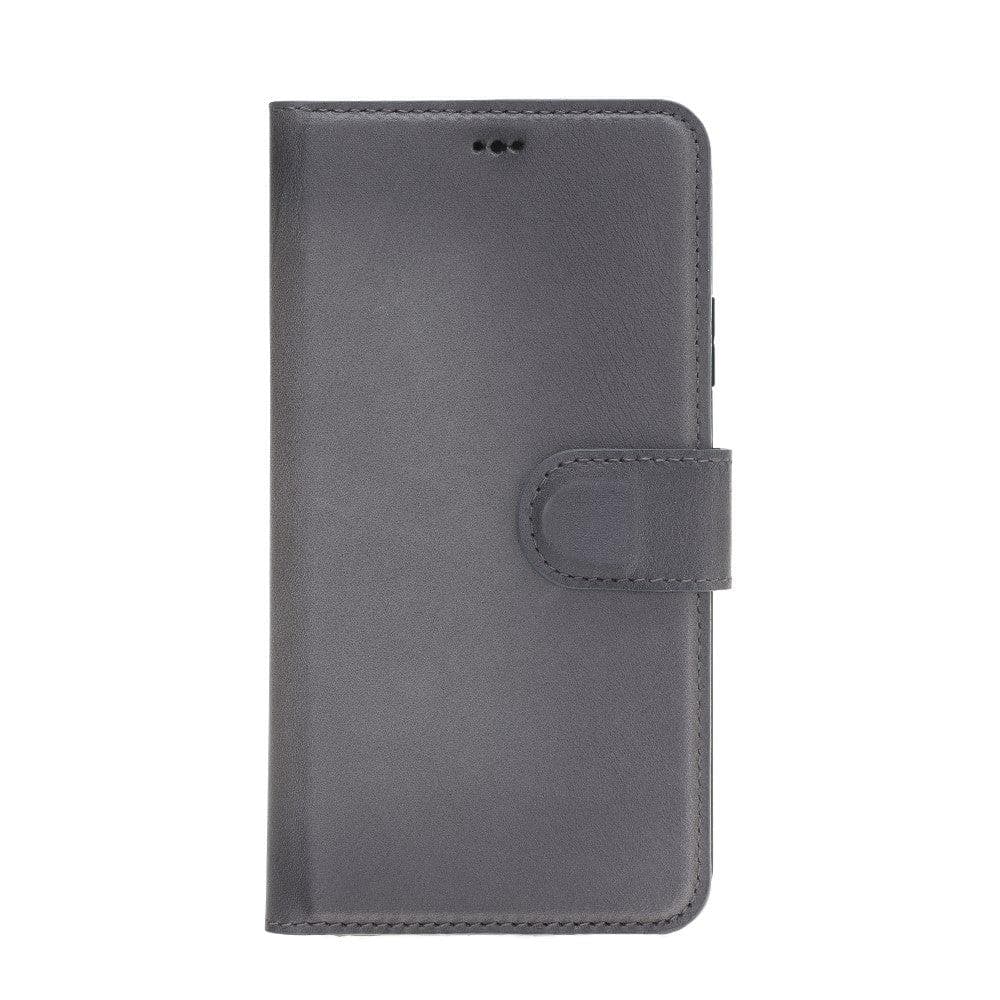 Magic iPhone 11 Serie Abnehmbare Echtleder-Wallet-Hülle - MW