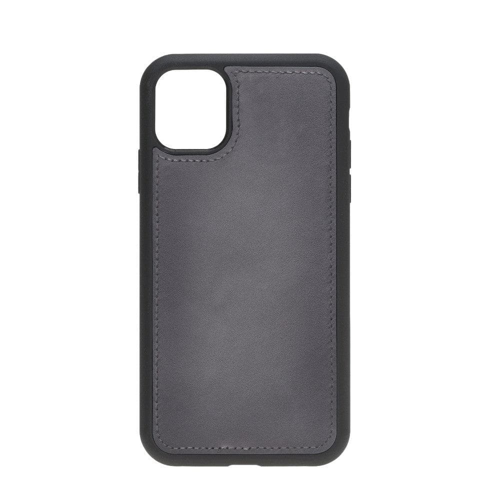 Magic iPhone 11 Serie Abnehmbare Echtleder-Wallet-Hülle - MW