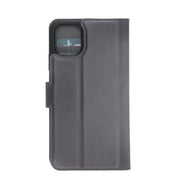 Magic iPhone 11 Serie Abnehmbare Echtleder-Wallet-Hülle - MW
