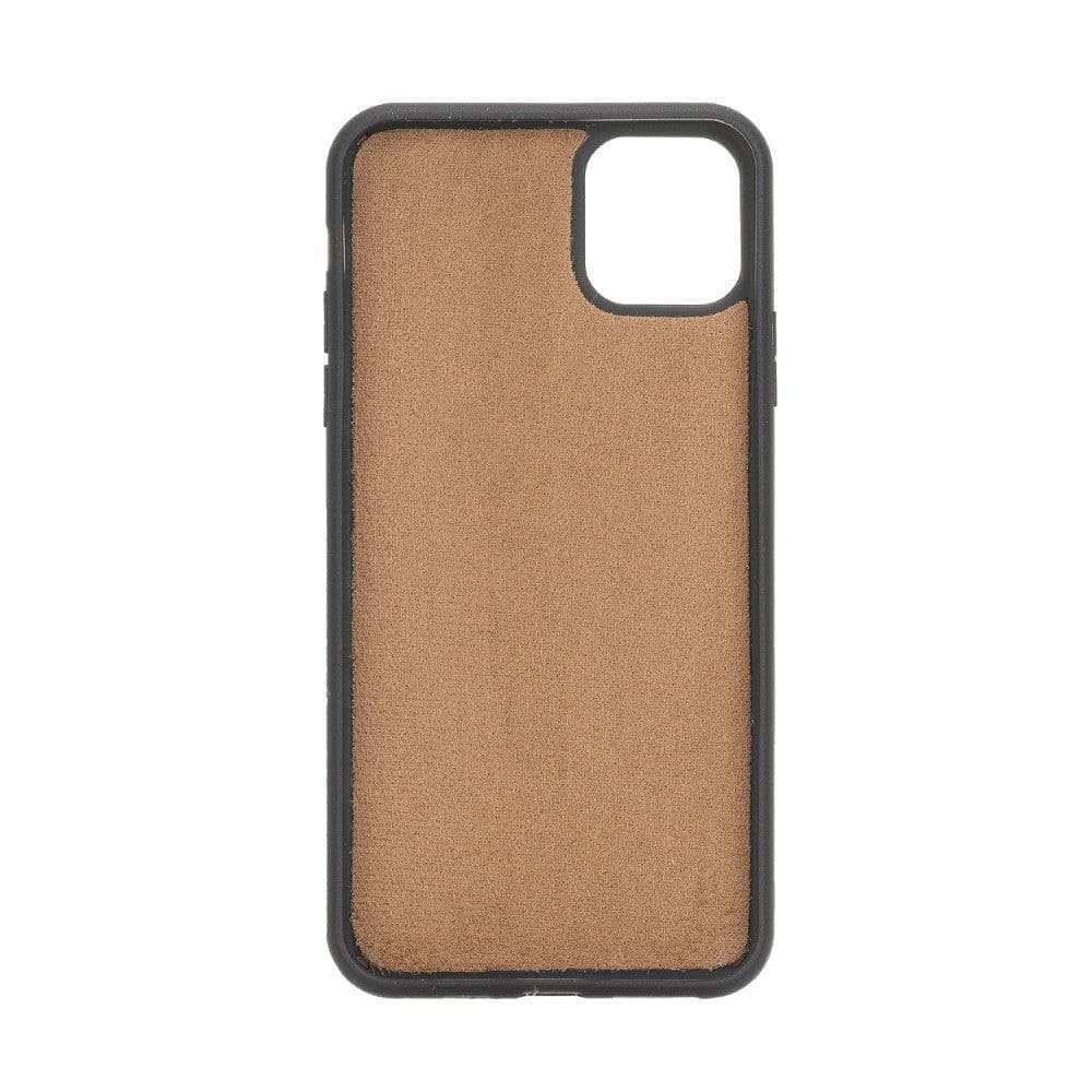 Magic iPhone 11 Serie Abnehmbare Echtleder-Wallet-Hülle - MW