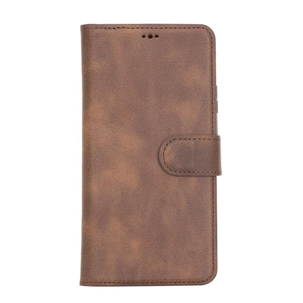 Magic iPhone 11 Serie Abnehmbare Echtleder-Wallet-Hülle - MW