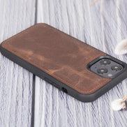 Flex Cover iPhone 12 Serie Echtleder-Rückseite / FXC