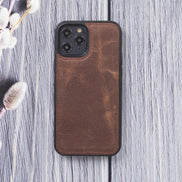 Flex Cover iPhone 12 Serie Echtleder-Rückseite / FXC