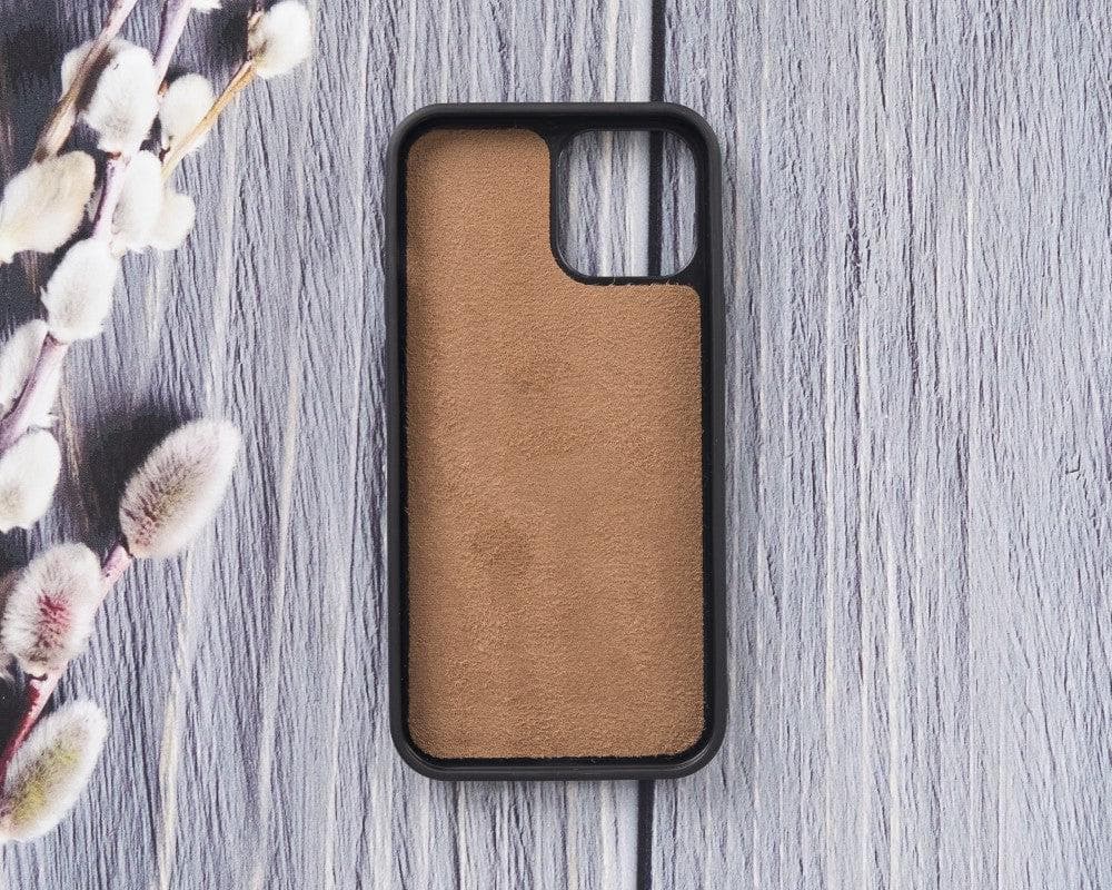Flex Cover iPhone 12 Serie Echtleder-Rückseite / FXC