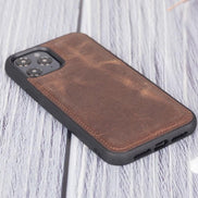 Flex Cover iPhone 12 Serie Echtleder-Rückseite / FXC