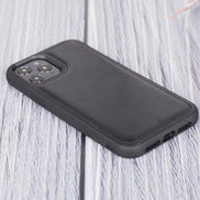Flex Cover iPhone 12 Serie Echtleder-Rückseite / FXC