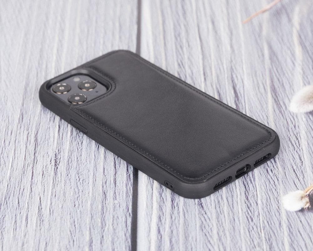 Flex Cover iPhone 12 Serie Echtleder-Rückseite / FXC