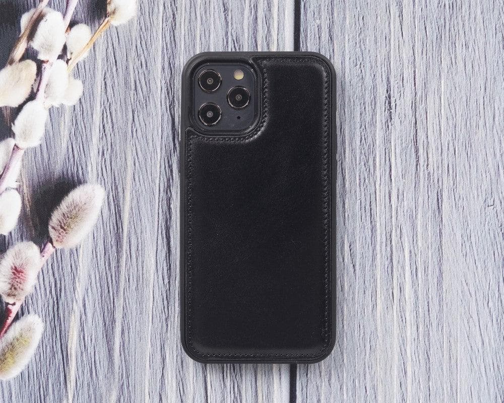 Flex Cover iPhone 12 Serie Echtleder-Rückseite / FXC