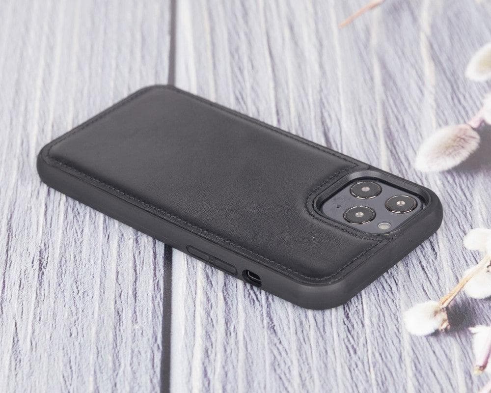 Flex Cover iPhone 12 Serie Echtleder-Rückseite / FXC