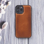 Flex Cover iPhone 12 Serie Echtleder-Rückseite / FXC