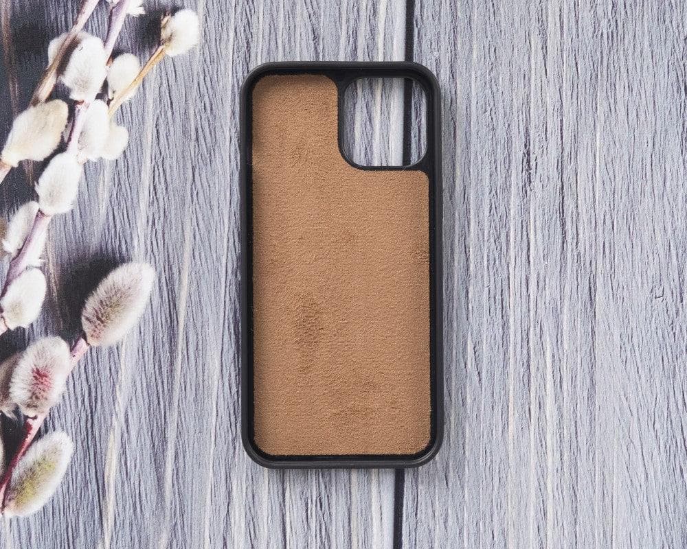 Flex Cover iPhone 12 Serie Echtleder-Rückseite / FXC