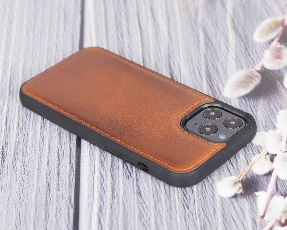 Flex Cover iPhone 12 Serie Echtleder-Rückseite / FXC