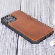 Flex Cover iPhone 12 Serie Echtleder-Rückseite / FXC