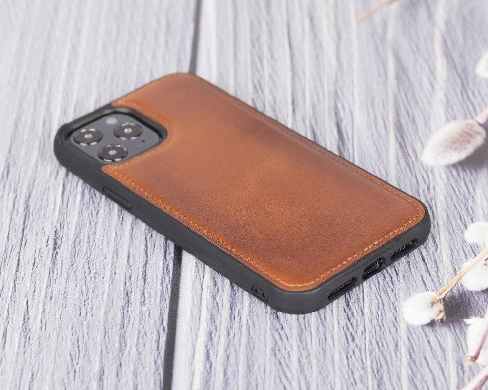 Flex Cover iPhone 12 Serie Echtleder-Rückseite / FXC