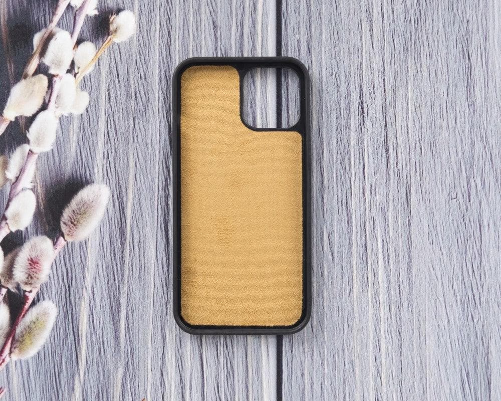 Magic iPhone 12 Serie Abnehmbare Echtleder-Wallet-Hülle - MW