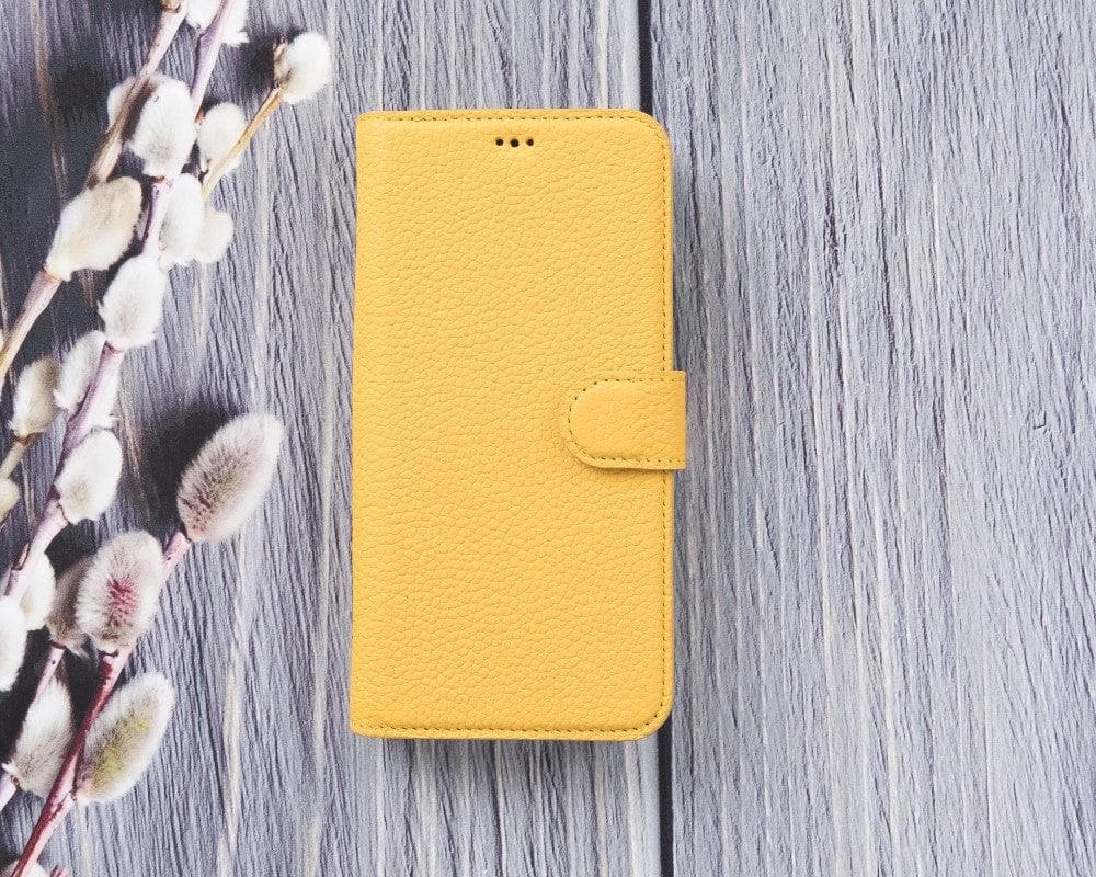 Magic iPhone 12 Serie Abnehmbare Echtleder-Wallet-Hülle - MW