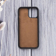 Magic iPhone 12 Serie Abnehmbare Echtleder-Wallet-Hülle - MW