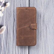 Magic iPhone 12 Serie Abnehmbare Echtleder-Wallet-Hülle - MW