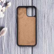 Magic iPhone 12 Serie Abnehmbare Echtleder-Wallet-Hülle - MW