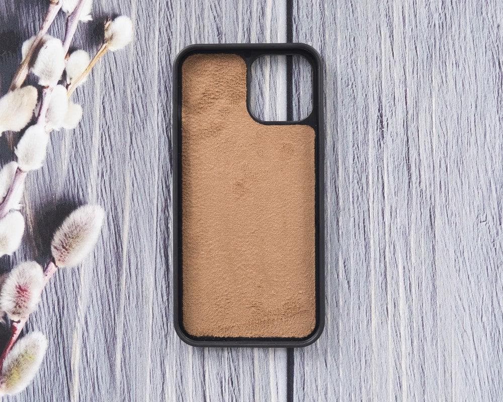 Magic iPhone 12 Serie Abnehmbare Echtleder-Wallet-Hülle - MW