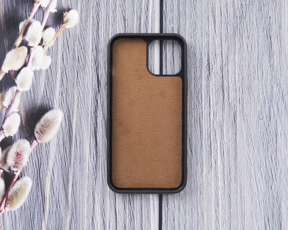 Magic iPhone 12 Serie Abnehmbare Echtleder-Wallet-Hülle - MW