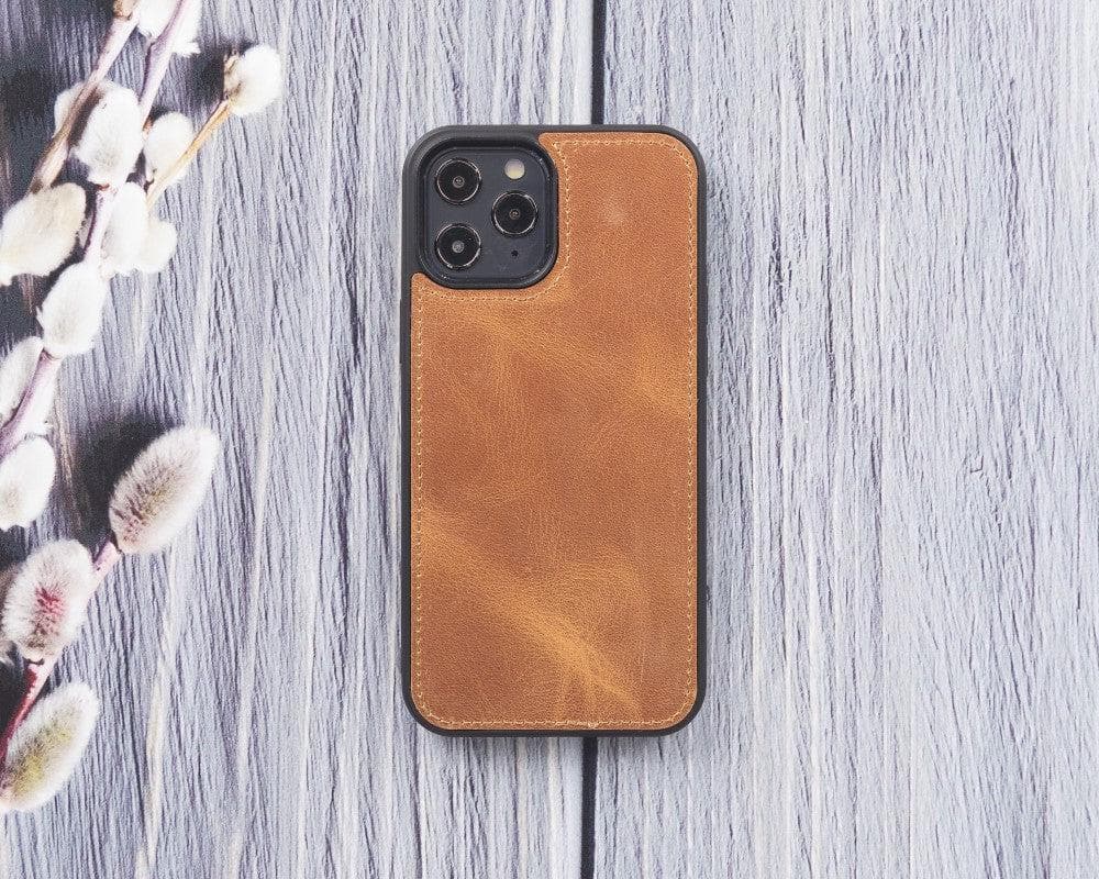 Magic iPhone 12 Serie Abnehmbare Echtleder-Wallet-Hülle - MW