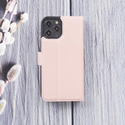 Magic iPhone 12 Serie Abnehmbare Echtleder-Wallet-Hülle - MW