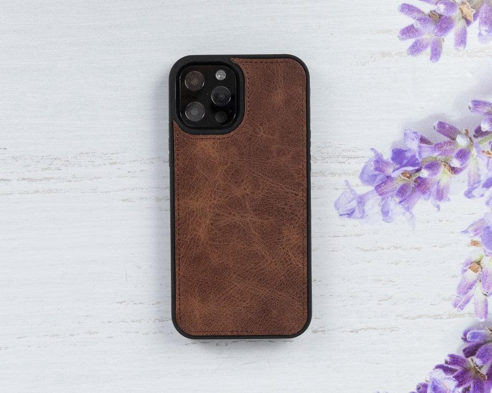 Magic iPhone 12 Serie Abnehmbare Echtleder-Wallet-Hülle - MW