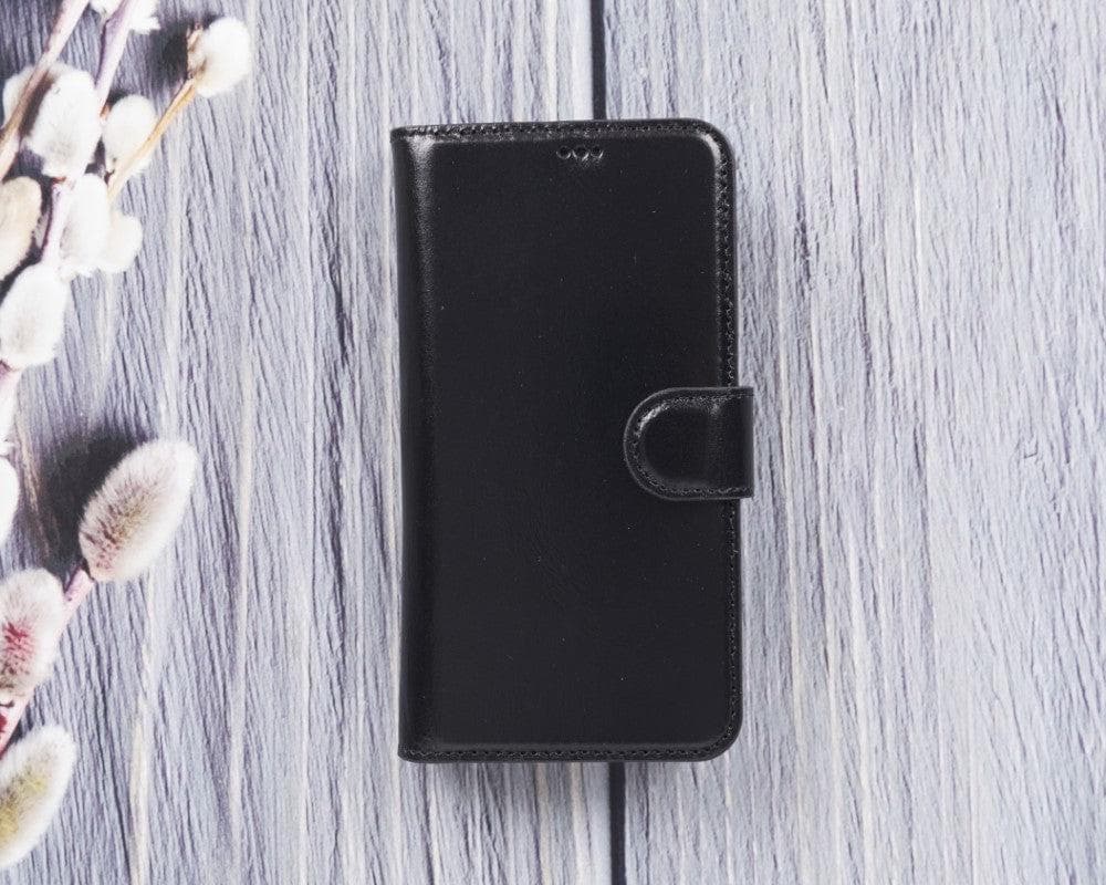 Magic iPhone 12 Serie Abnehmbare Echtleder-Wallet-Hülle - MW