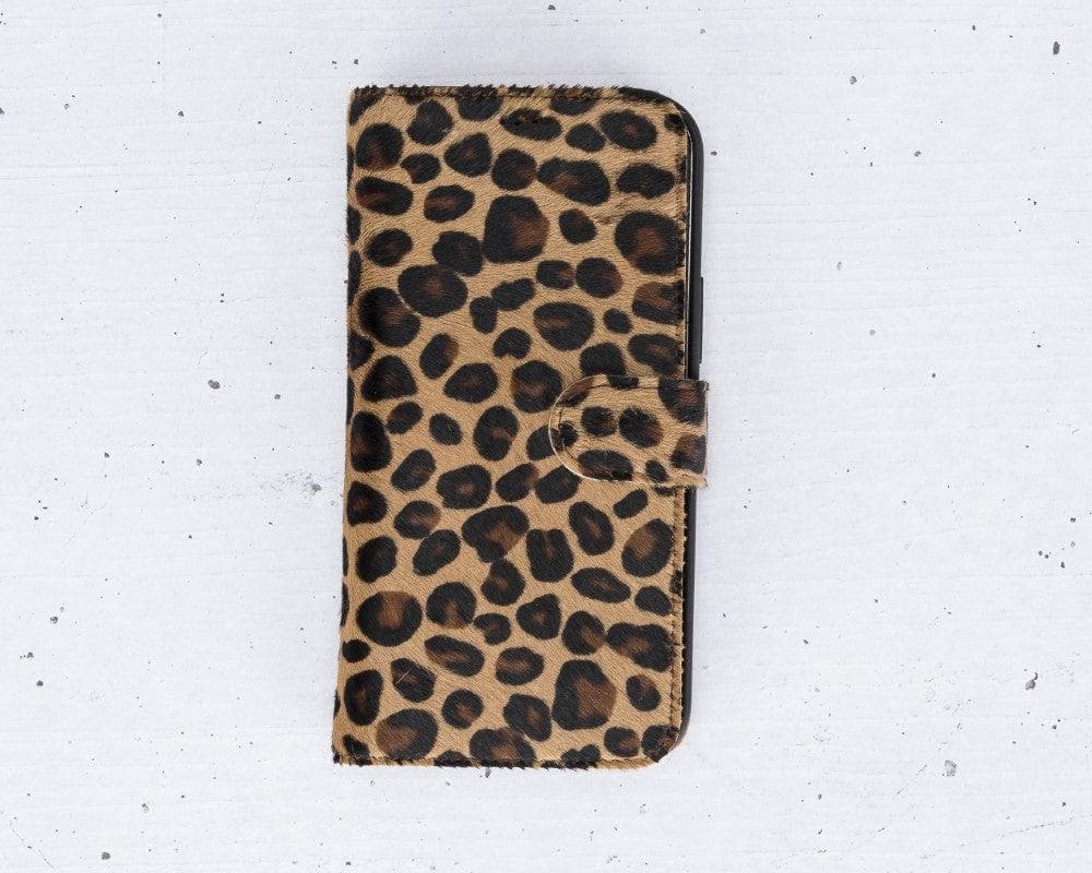 Magic iPhone 12 Serie Abnehmbare Echtleder-Wallet-Hülle - MW