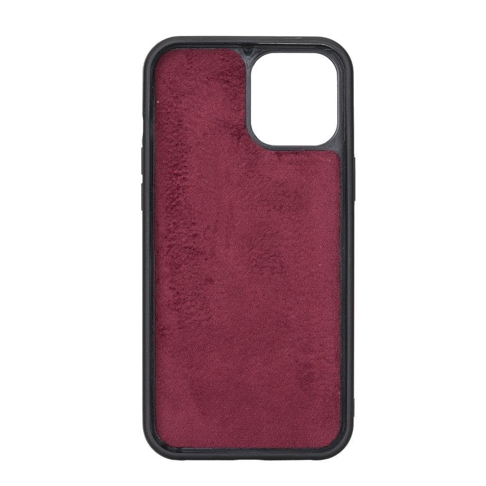 Magic iPhone 12 Serie Abnehmbare Echtleder-Wallet-Hülle - MW