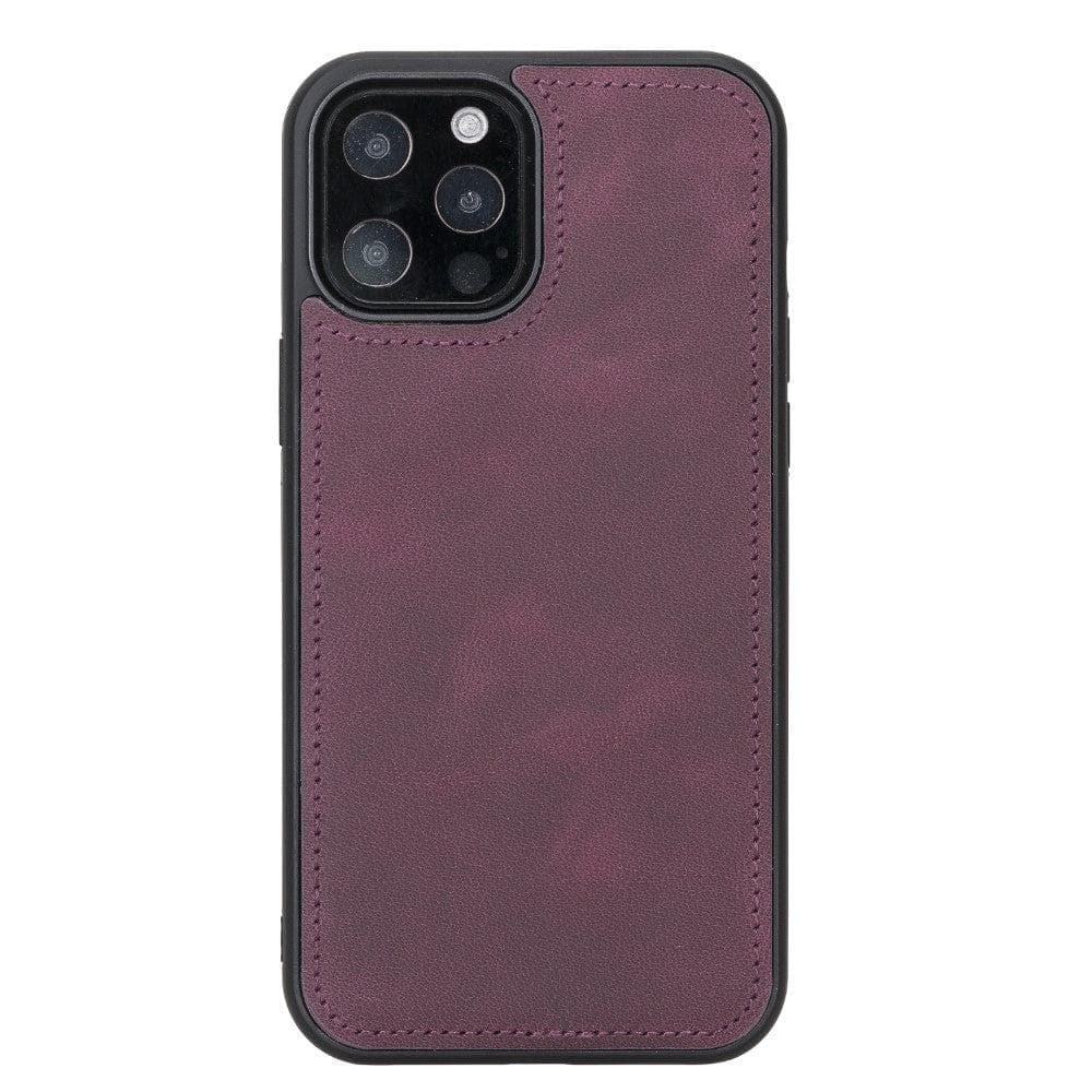 Magic iPhone 12 Serie Abnehmbare Echtleder-Wallet-Hülle - MW