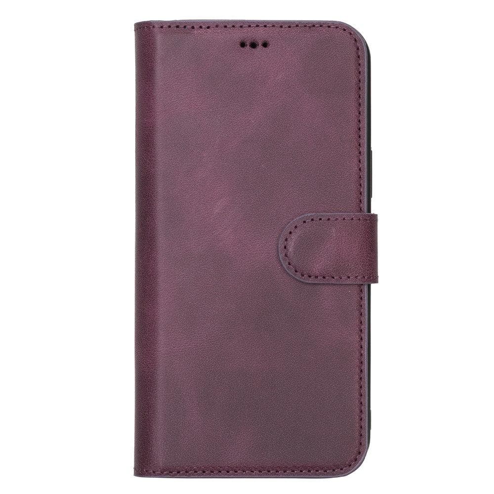 Magic iPhone 12 Serie Abnehmbare Echtleder-Wallet-Hülle - MW